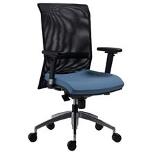 Kancelářská židle 1580 SYN GALA NET (GREY) ALU